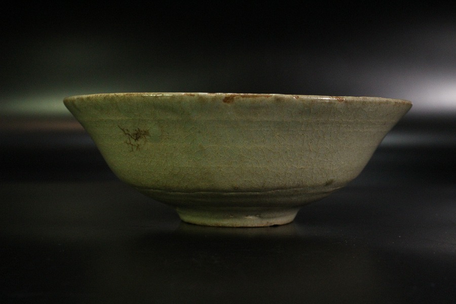 金閣】中国美術 唐物 青磁 平碗 時代 茶道具伝来(BA957) | クール