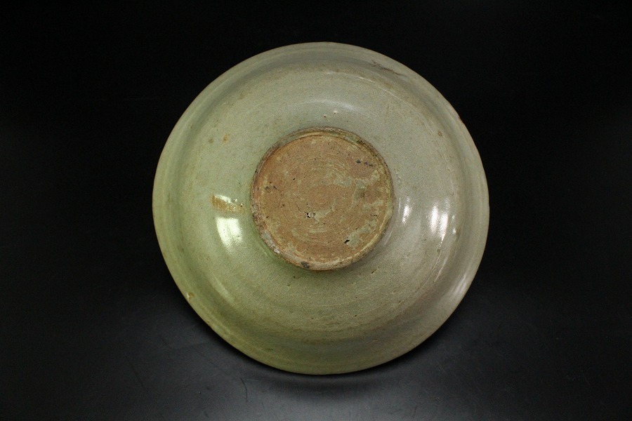 金閣】中国美術 唐物 青磁 平碗 時代 茶道具伝来(BA957) | クール