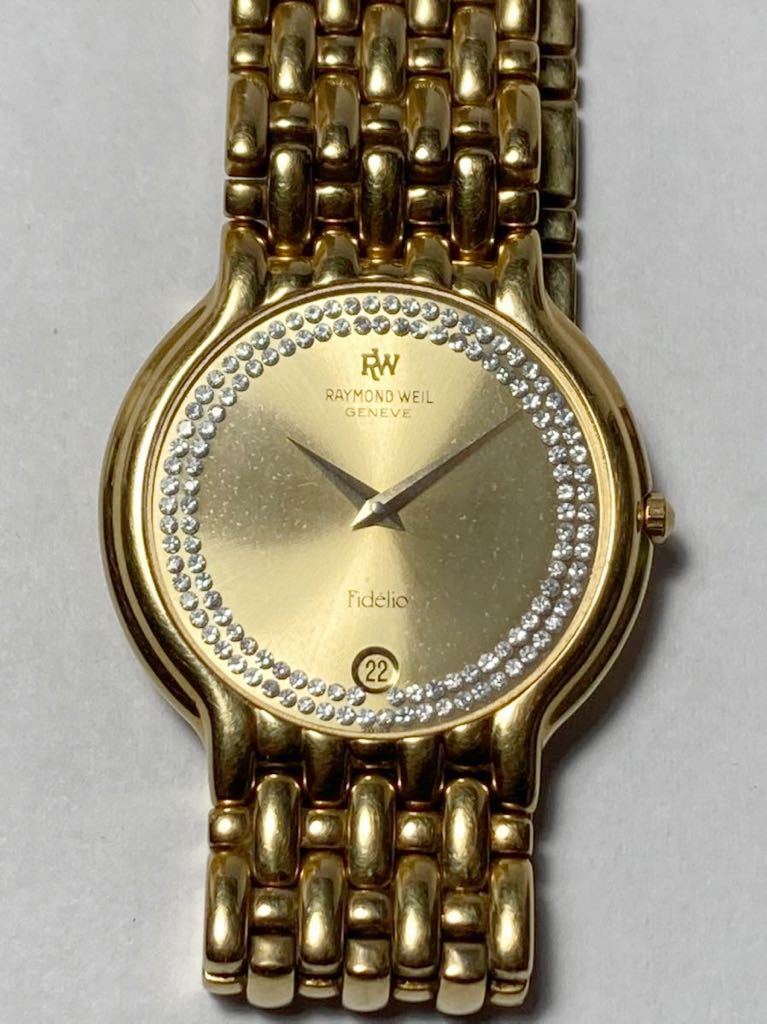 X-1☆RAYMOND WEIL レイモンドウィル GENEVE Fidelio 腕時計 4802 腕 