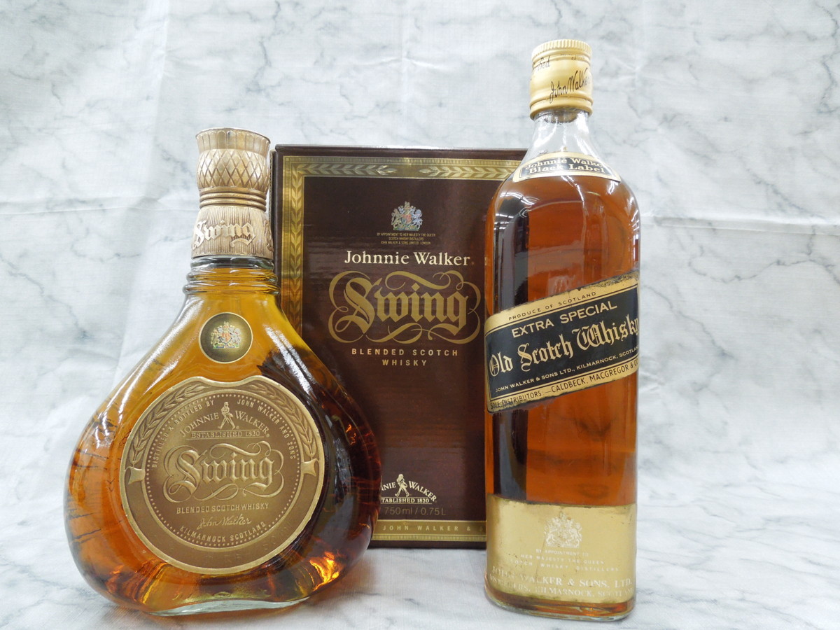 人気定番，最新作 未開栓 2本セット Johnny Walker Black Label SWING ジョニーウォーカー スコッチウイスキー 黒ラベル スイング 750ml 43％ 古酒(スコッチ)｜売買されたオークション情報、yahooの商品情報をアーカイブ公 スコッチ