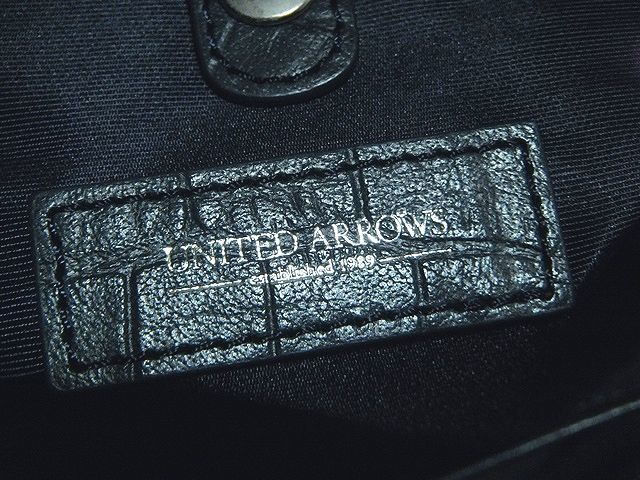 大容量 トートバッグ クロコ型押し UNITED 美品ユナイテッドアローズ