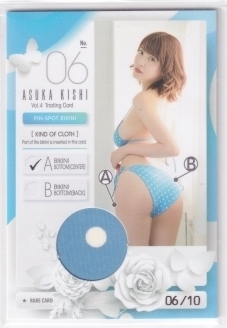HIT'S&frasl;岸明日香4 -Vol.4- ピンスポビキニカード06 #06&frasl;10 (A