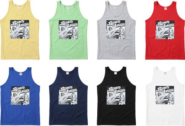 supreme barrington levy bounty hunter tank top black