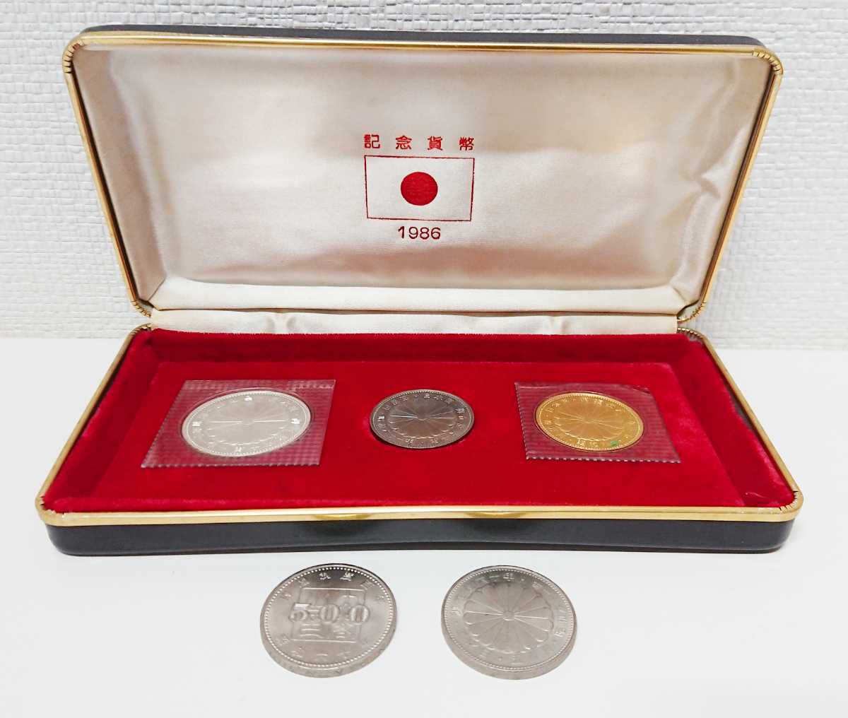 天皇陛下御在位60年記念金貨/銀貨セットブリスターパック ブリスターパック入り 天皇陛下御在位60年記念 オリンピック 10万円