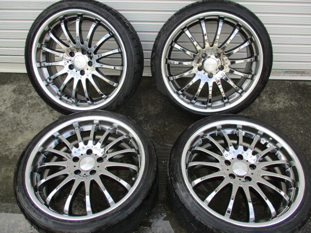 LXF SPEED 深リム STAR visconti 19インチ 9.5J+25 10J+38 PCD114 -