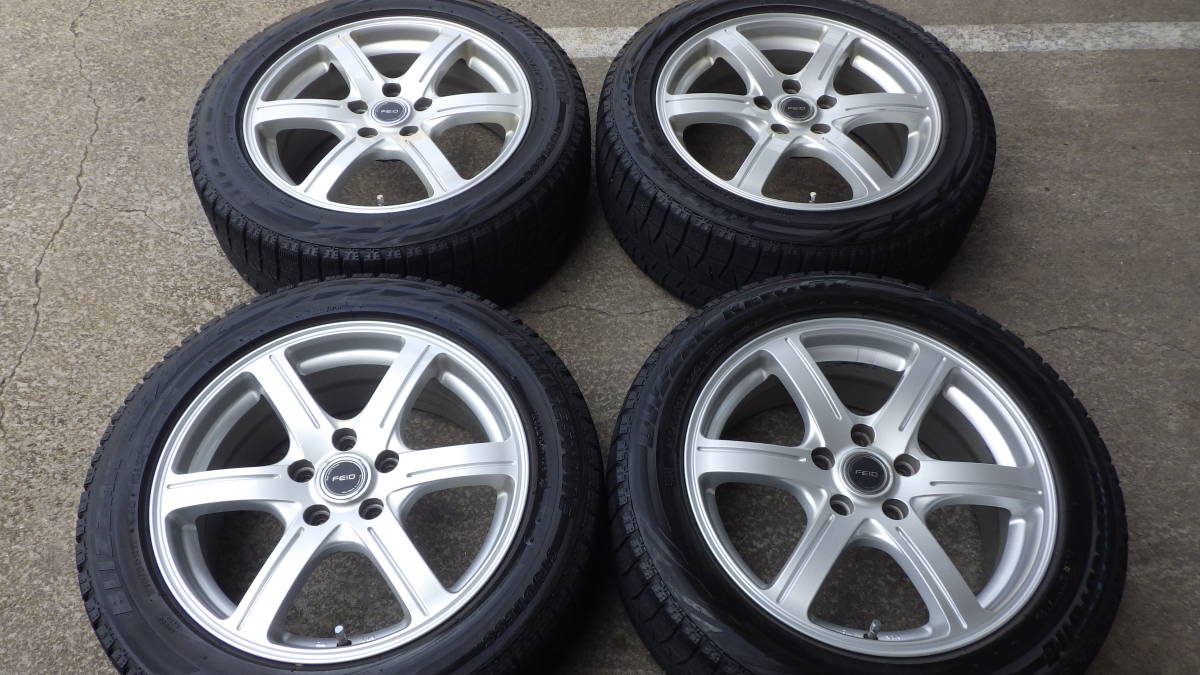 ＦＥＩＤ　１７インチ　７ＪＪ　+５３　１１４，３/５穴　２１５/５５Ｒ１７　ＲＥＶＯ　ＧＺ　２０１２年製 114.3 5穴 7j 0 17x7.5 安い商品を