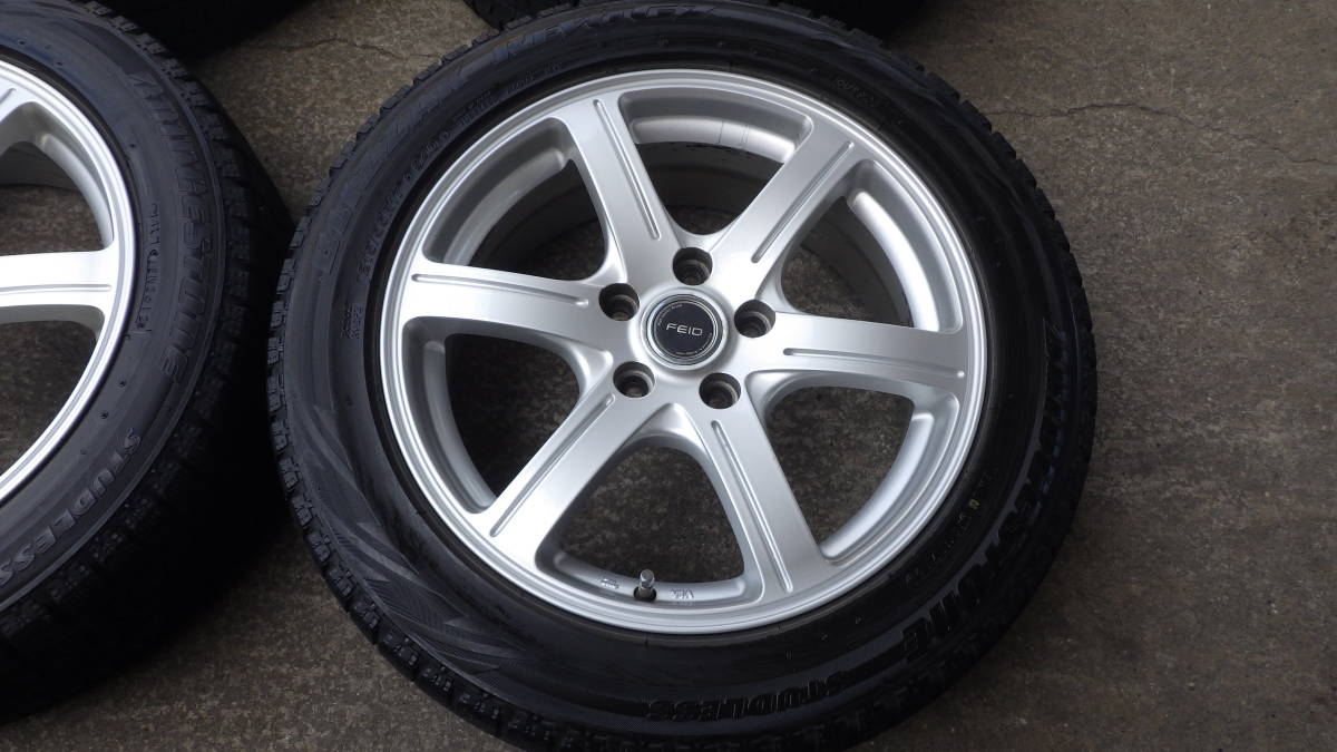 ＦＥＩＤ　１７インチ　７ＪＪ　+５３　１１４，３/５穴　２１５/５５Ｒ１７　ＲＥＶＯ　ＧＺ　２０１２年製 114.3 5穴 7j 0 17x7.5 安い商品を