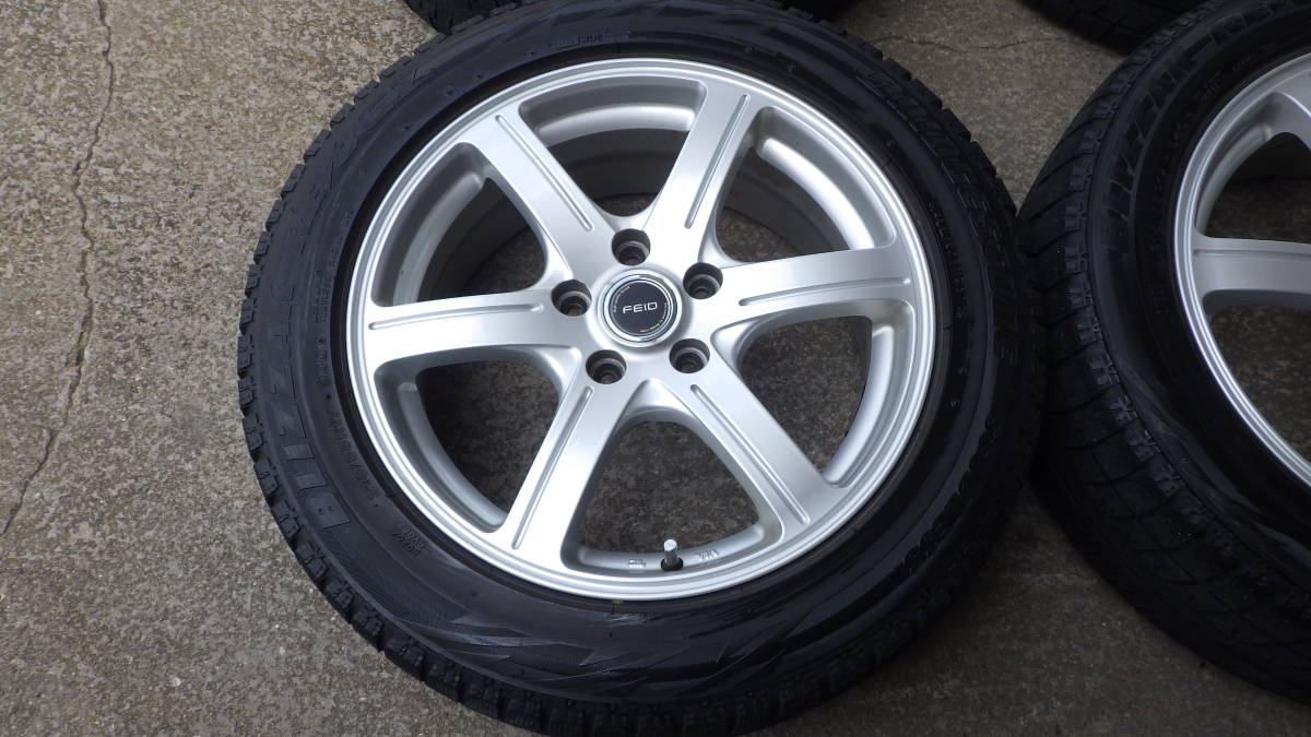 ＦＥＩＤ　１７インチ　７ＪＪ　+５３　１１４，３/５穴　２１５/５５Ｒ１７　ＲＥＶＯ　ＧＺ　２０１２年製 114.3 5穴 7j 0 17x7.5 安い商品を