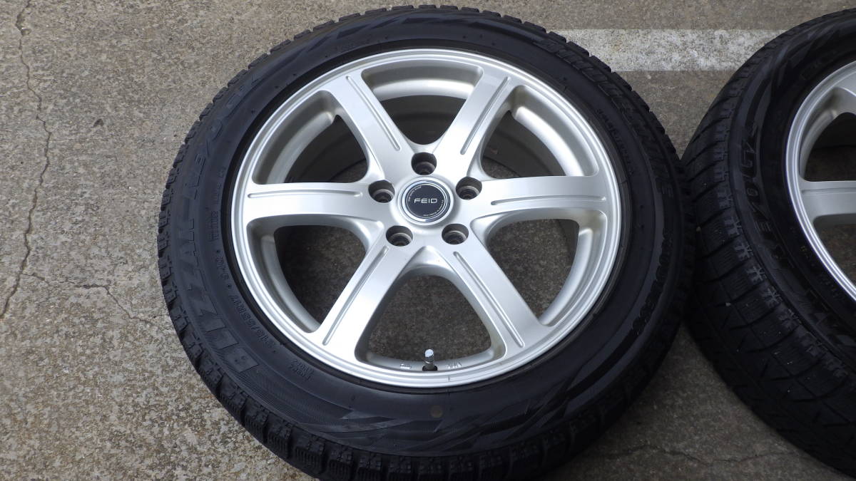 ＦＥＩＤ　１７インチ　７ＪＪ　+５３　１１４，３/５穴　２１５/５５Ｒ１７　ＲＥＶＯ　ＧＺ　２０１２年製 114.3 5穴 7j 0 17x7.5 安い商品を