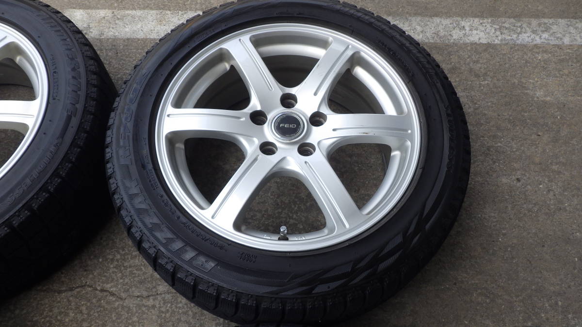 ＦＥＩＤ　１７インチ　７ＪＪ　+５３　１１４，３/５穴　２１５/５５Ｒ１７　ＲＥＶＯ　ＧＺ　２０１２年製 114.3 5穴 7j 0 17x7.5 安い商品を