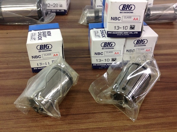 【RH-6290】BIG ニューベビーチャック コレットNBC13-10，11 ストレートコレットC20-8，10， C32-16，20 プルスタッドボルトPMO40MG 11個セット | ニューベビーコレット BIG NBC13-5.0AA NBC13-10.5AA 137-7809