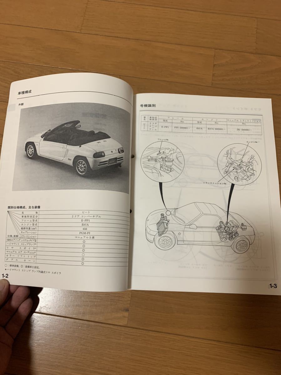 BEAT ビートE-PP1 サービスマニュアル シャシ整備編 91-5 HONDABEAT