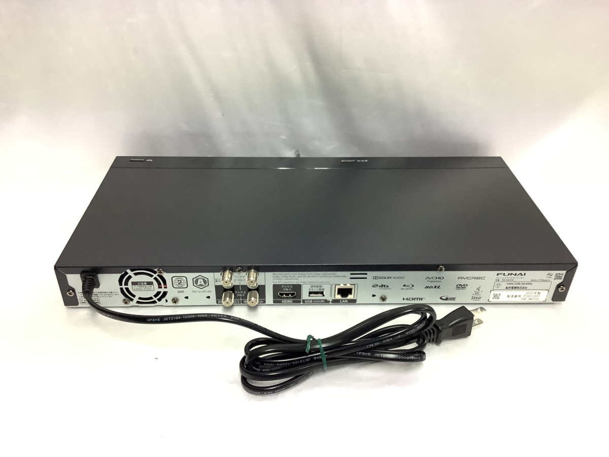 ブルーレイレコーダー フナイ FBR-HW2030 FUNAI 2TB | - 0 2番組同時
