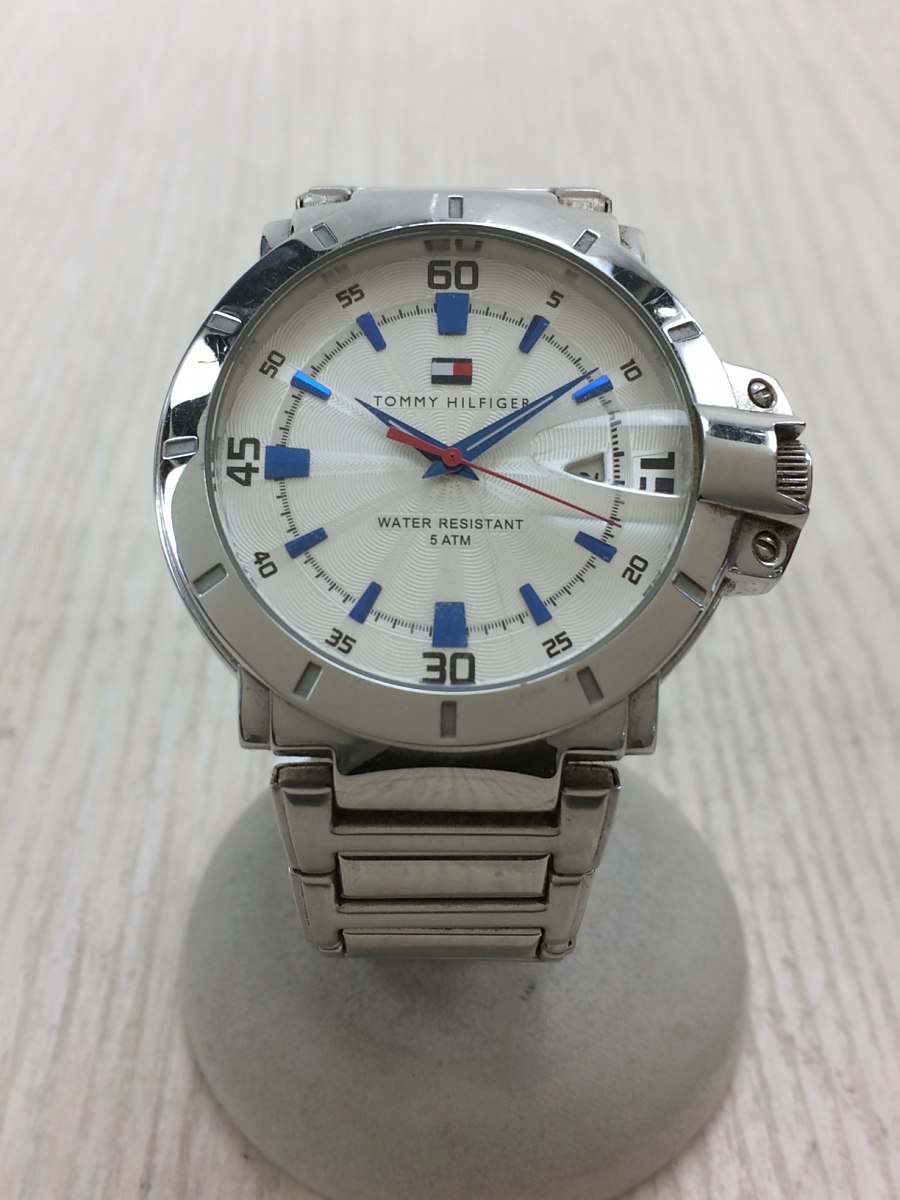 TOMMY HILFIGER◇トミーヒルフィガー/F90267/クォーツ腕時計/アナログ/中古