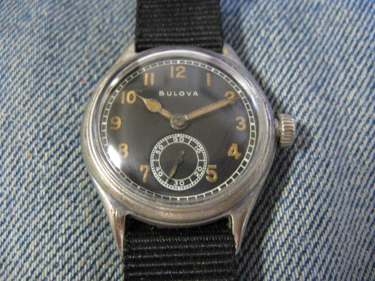 BULOVA ブローバ 1944年製 WWII WWⅡ オールSS アメリカン オール 