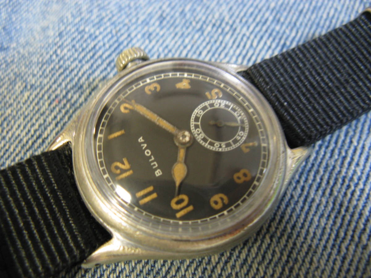 BULOVA ブローバ 1944年製 WWII WWⅡ オールSS アメリカン オール 