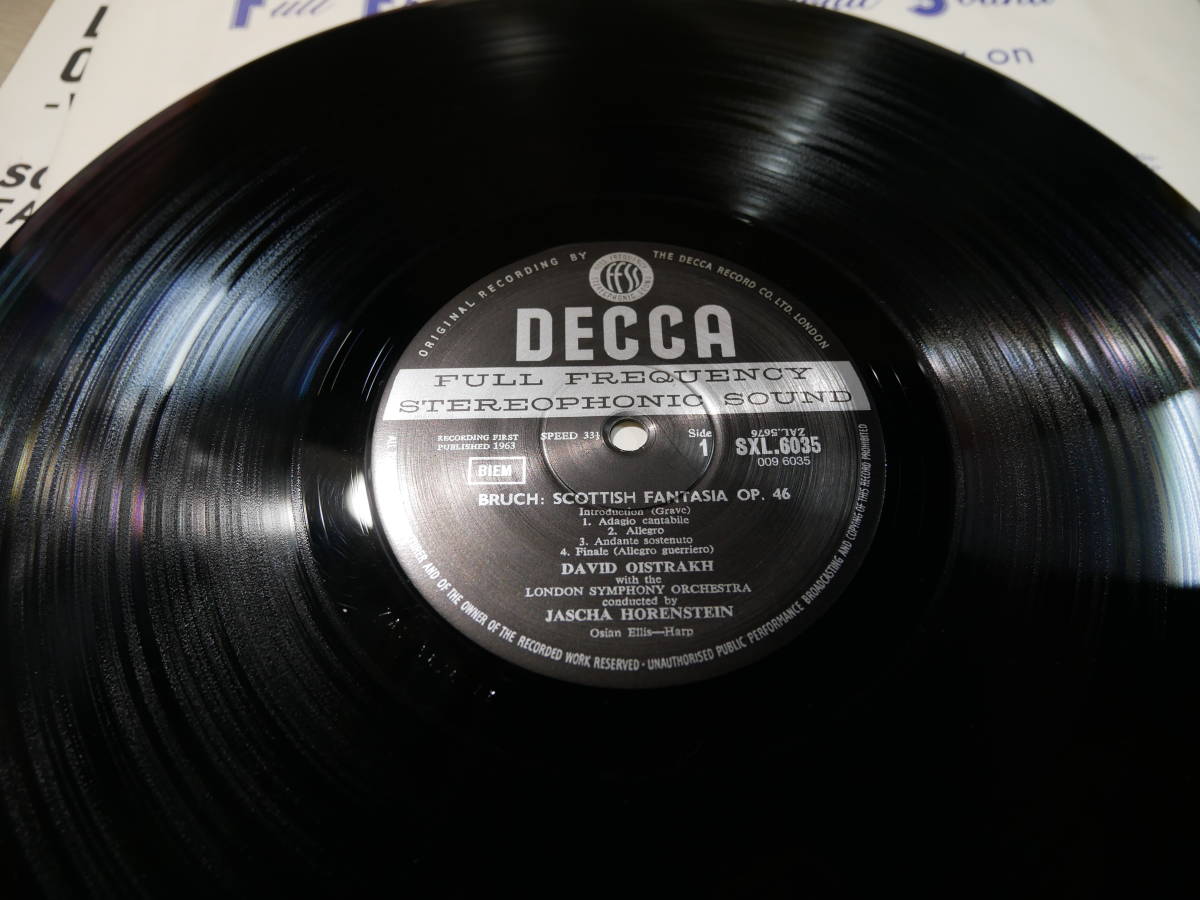 大得価,新作 オイストラフ,DAVID OISTRAKH,HORENSTEIN & HINDEMITH,LSO/BRUCH & HINDEMITH(DECCA SXL 6035 SPEAKERS CORNER RE 180g AUDIOPHILE LP