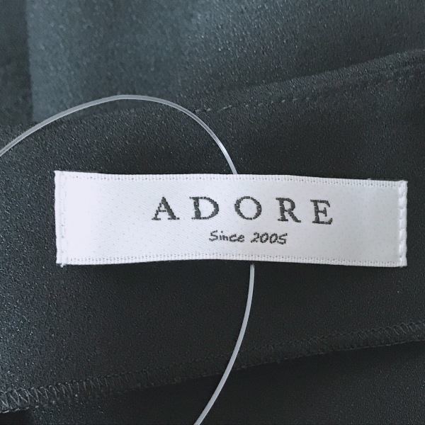 アドーア 長袖カットソー サイズ38 M - 黒 ADORE｜アドーアのカットソー・Tシャツ通販｜ELLE SHOP (エル・ショップ)