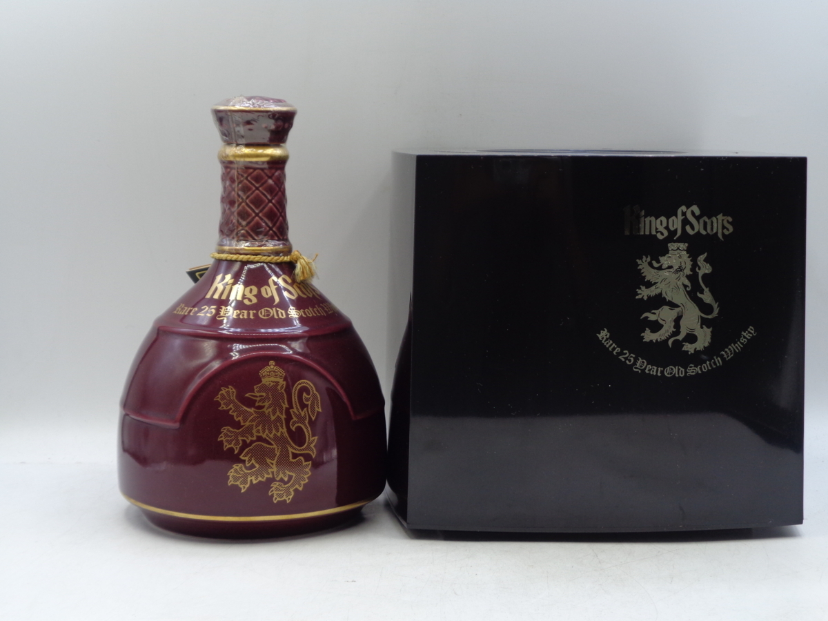 KING OF SCOTS 25年 キング オブ スコッツ 赤陶器ボトル スコッチ