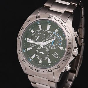 CITIZEN ATESSA 淋しい E610-T008585 電波ソーラー チタン製
