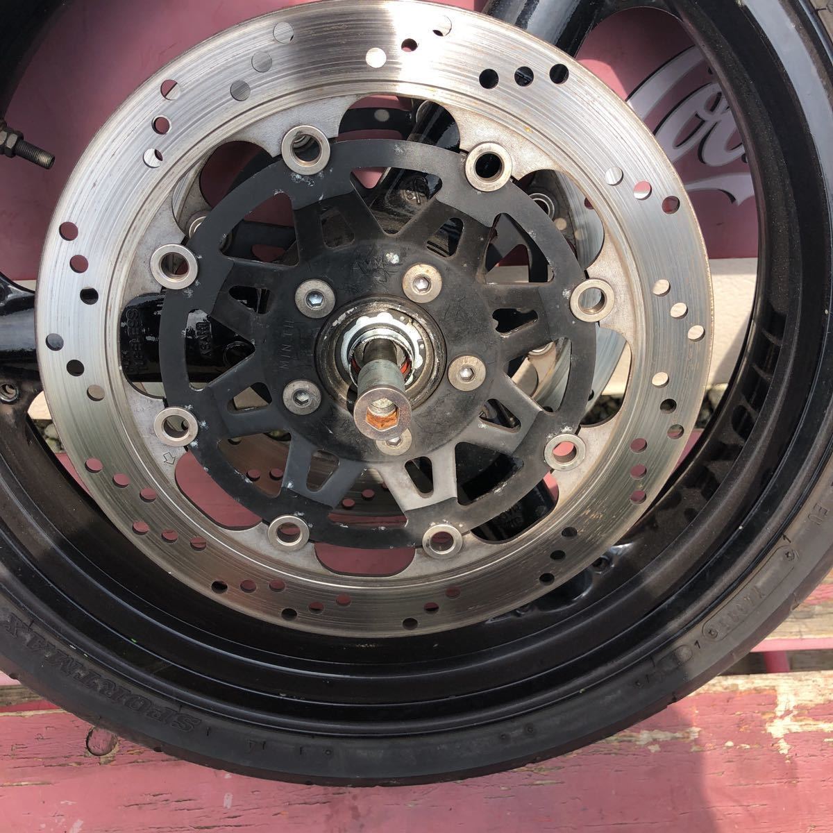 ゼファー400 フロントホイール カワサキ ZXR 17×3.00J ワイドホイール