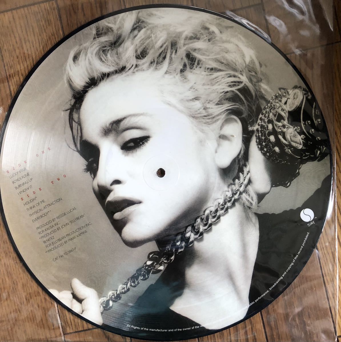 Madonna バーニングアップ ピクチャーレコード ピクチャー盤 MADONNA マドンナ / BURNING UP 92-3867-P Madonna