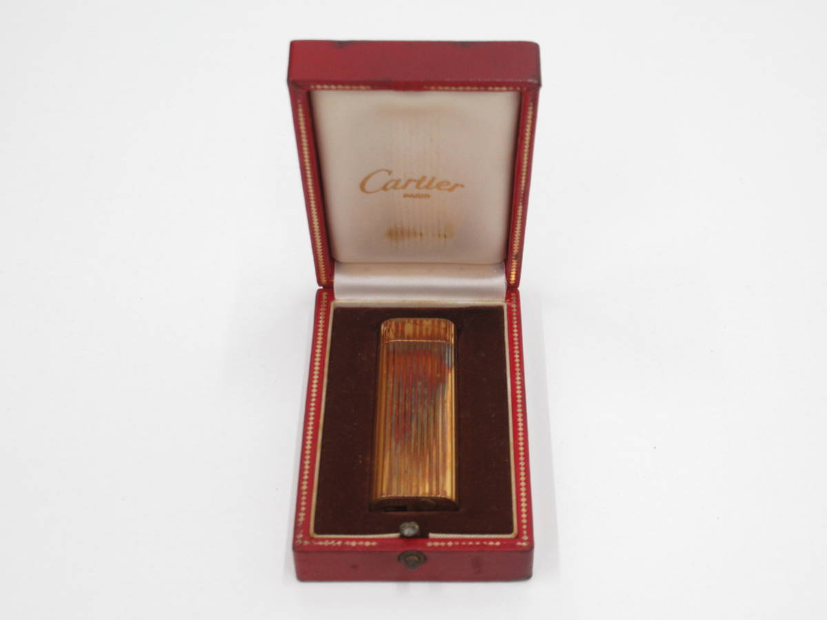 Cartier カルティエ ガスライター ゴールド ケース付き カルティエ