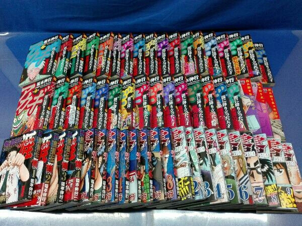 鴨d190 アカギ 全36巻/賭博覇王伝零 全8巻 + ギャン鬼編 全10巻/無頼伝涯 1～4巻 福本伸行作品まとめ売り 58冊セット