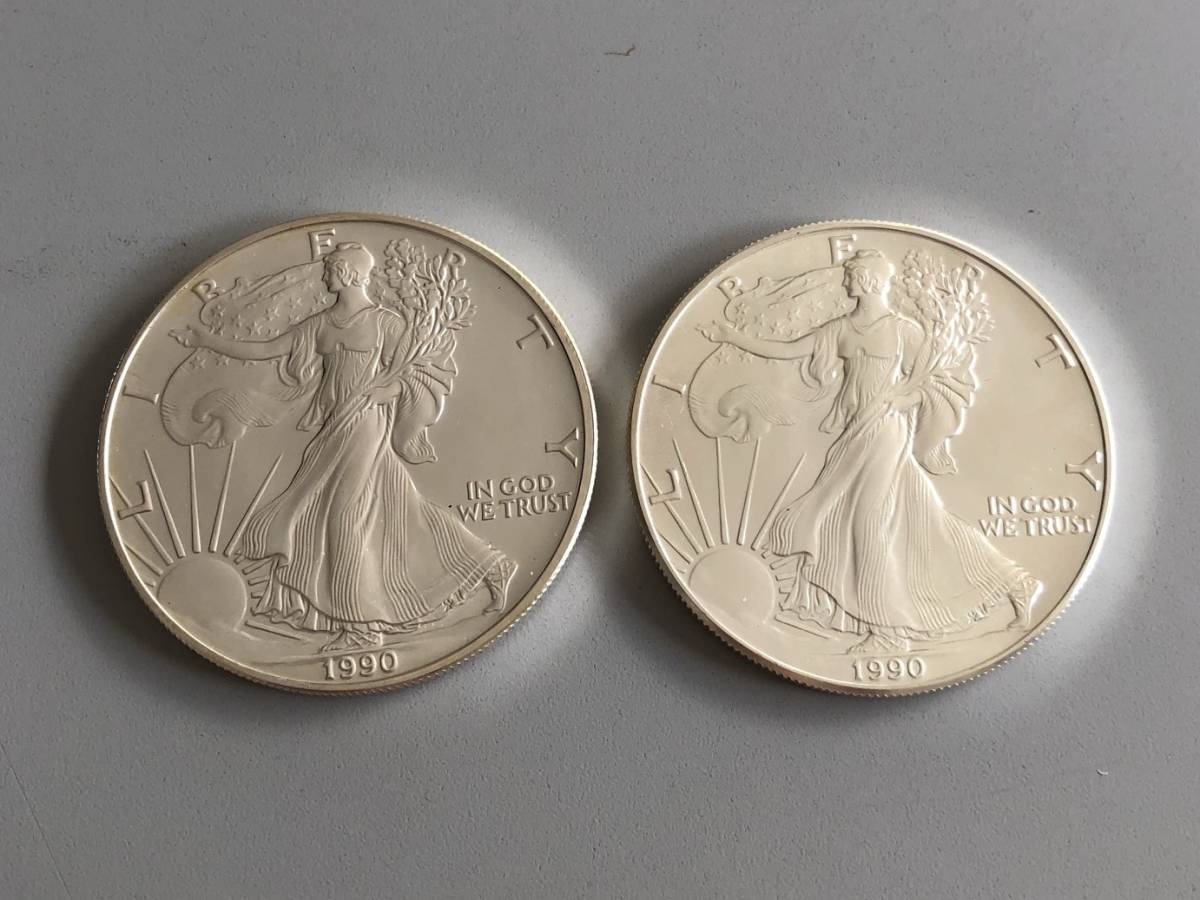 銀貨　99.9% 純銀　シルバー　イーグル 銀貨PCGS最高鑑定　初回版 銀貨 99.9% 純銀 シルバー イーグル 銀貨PCGS最高鑑定 初回版 銀貨