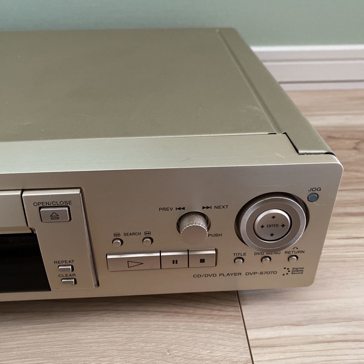 完動品 SONY DVP-S707D CD DVDプレーヤー リモコン付き ソニー - SONY