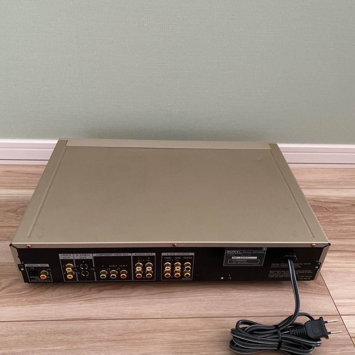 完動品 SONY DVP-S707D CD DVDプレーヤー リモコン付き ソニー - SONY