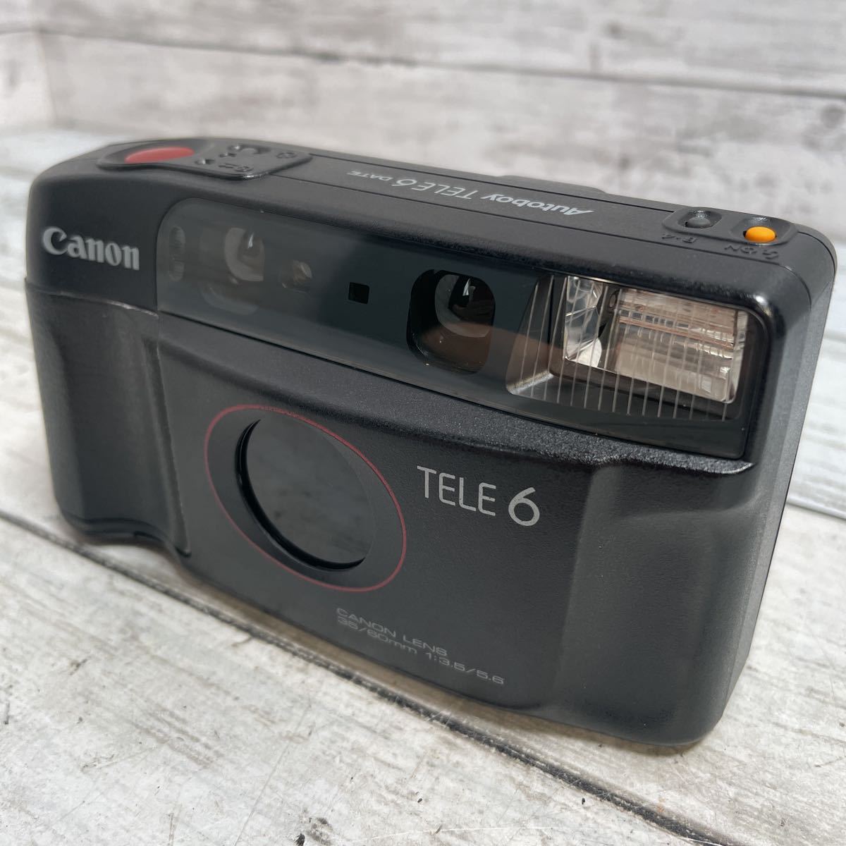 6A Canon Autoboy TELE 6 DATE コンパクトフィルムカメラ 動作確認済み