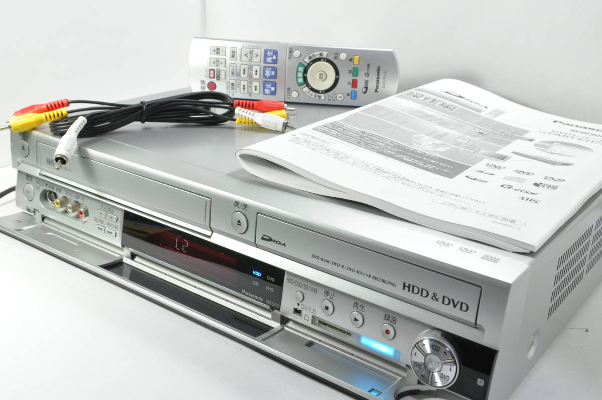 希少！美品！パナソニックVHS/HDD/DVDレコーダDMR-XP22V 再生動作確認