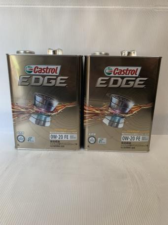 ●送料無料●カストロール エッジ 0W20 FE 4Ｌ/2缶 SP/GF-6 EDGE チタン チタニウム エンジンオイル 4輪ガソリン車用