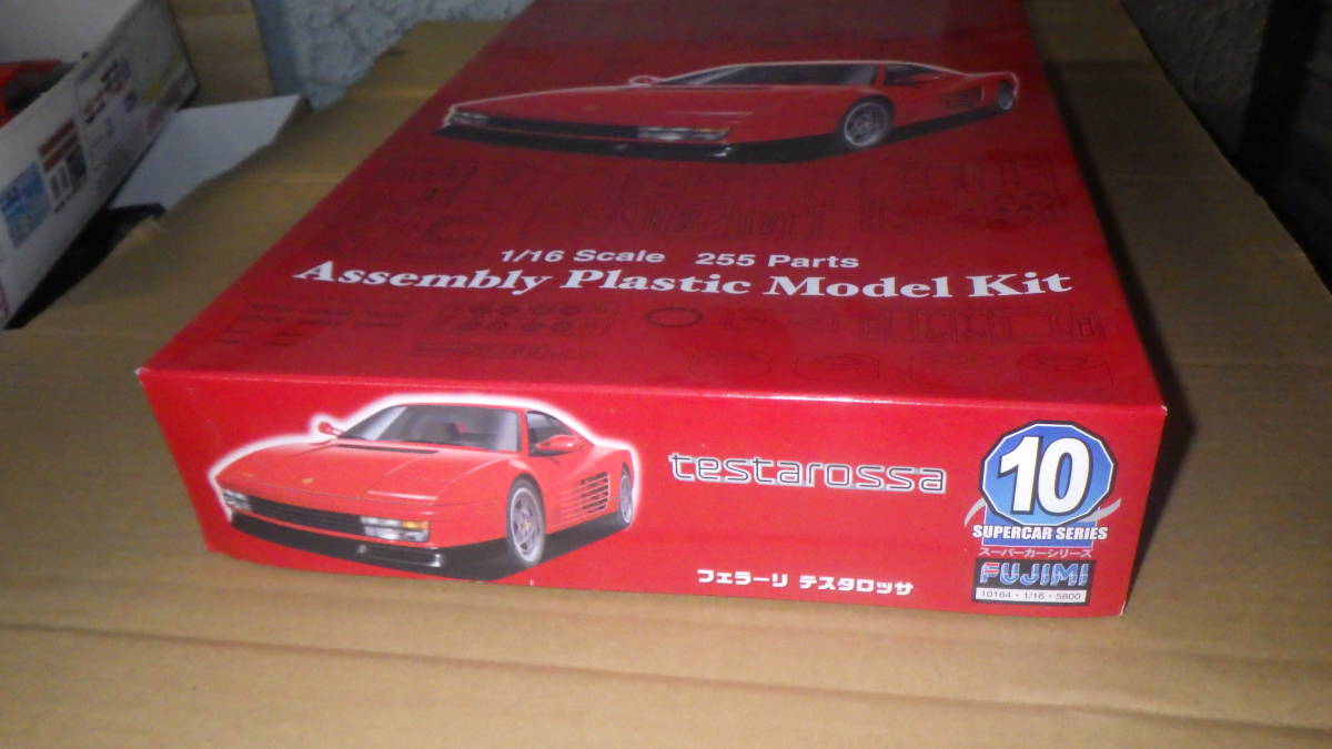 フジミ 1/16 No.10 フェラーリ テスタロッサ 255Parts 模型屋のデットストック未使用品 激レア ビンテージ 当時物