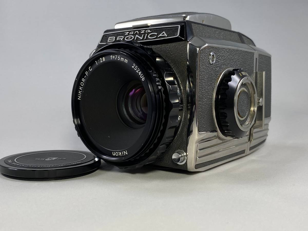 ゼンザブロニカ S2 Bronica Zenza 後期 BRONICA ZENZA 75mm F2.8 + 