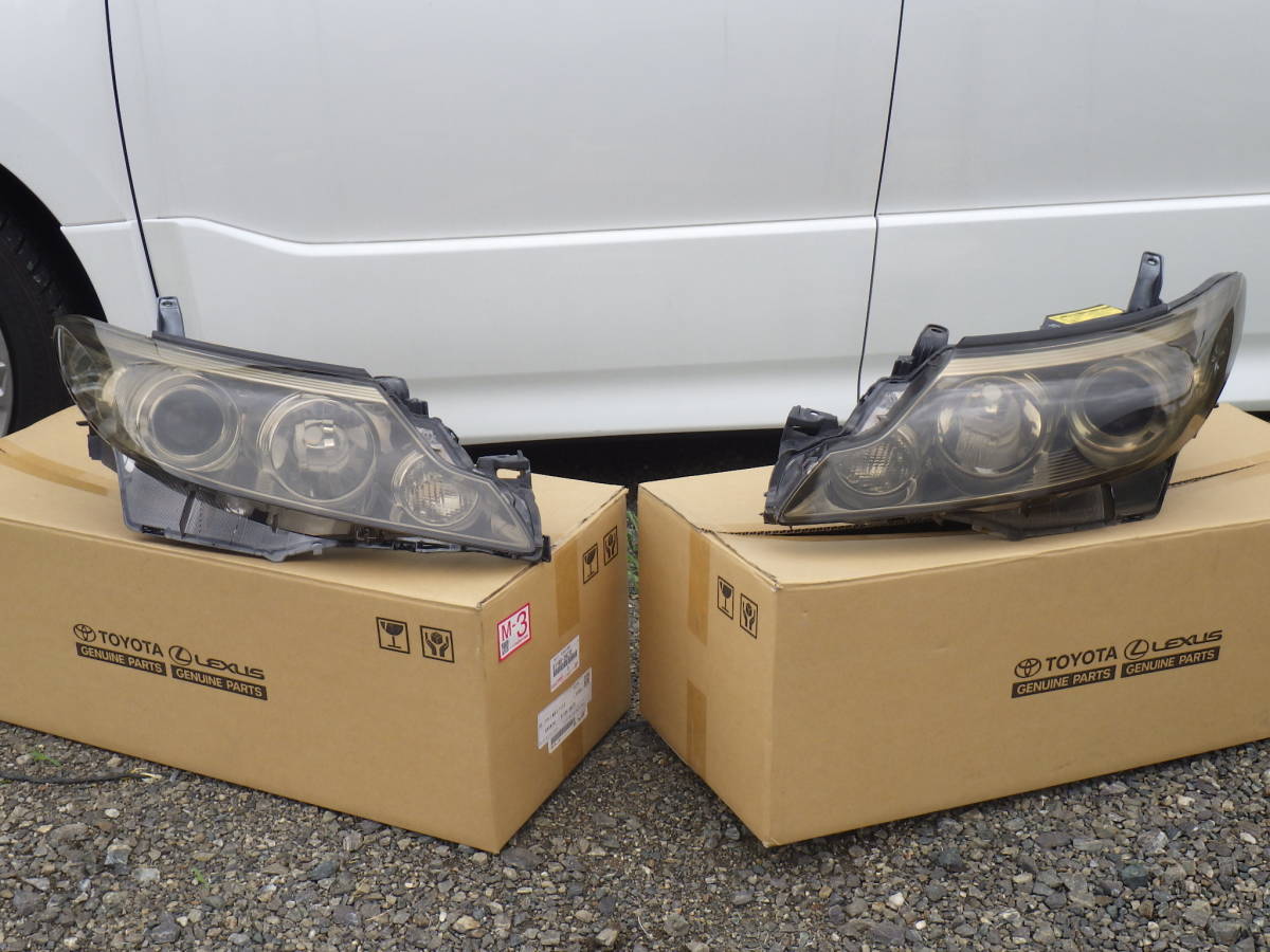 TOYOTA トヨタ エスティマ ACR50 へッドライト 左右 ブラックアウト加工
