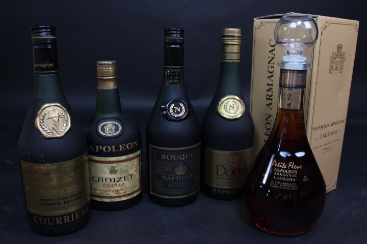 NAPOLEON ブランデー5本セット Napoleon 色々 5本セット □Napoleon□ 【公式通販】