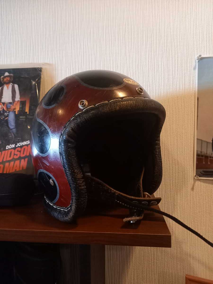 ※エイジング加工※TT&CO. ジェットヘルメット TT&CO. エイジング スーパーマグナム ジェットヘルメット - TT&amp