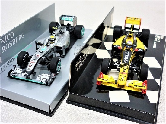 新作登場，安い MINICHAMPS 1/43 MERCEDES + RENAULT 2台セット ミニチャンプス メルセデス ルノー ミニカー(レーシングカー)｜売買されたオークション情報、yahooの商品情報をアーカイブ公開 - オークファン レーシングカー