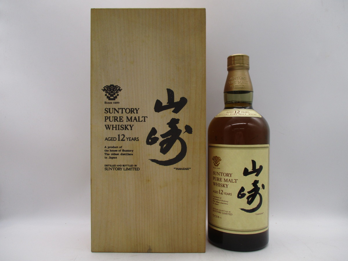 同梱OK商品】SUNTORY WHISKY 山崎 12年 サントリー ピュアモルト