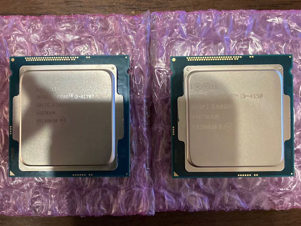 Intel Core i3-4170T×1 i3-4150×1 計2個セット 中古 CPU LGA1150 送料無料