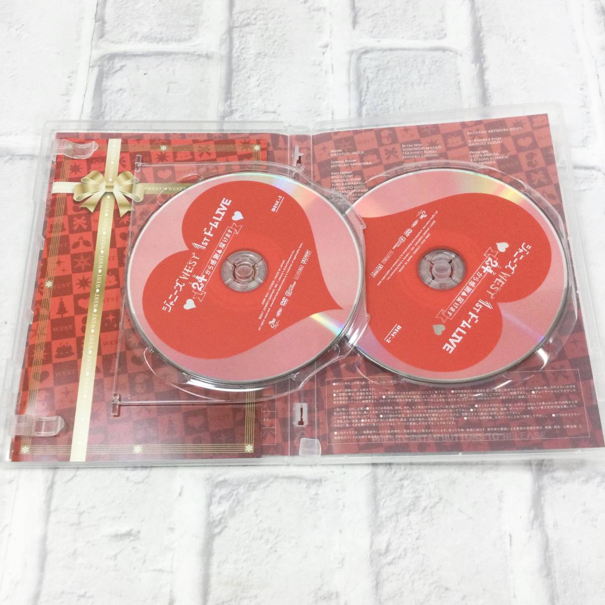 ジャニーズWEST TOUR - LIVE : ジャニーズWESTライブDVD◇Blu-ray◇3点