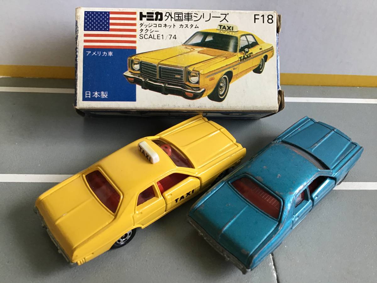 TOMICA トミカ ダッジコロネットカスタム ブルー 1Eホイール F9-1-2