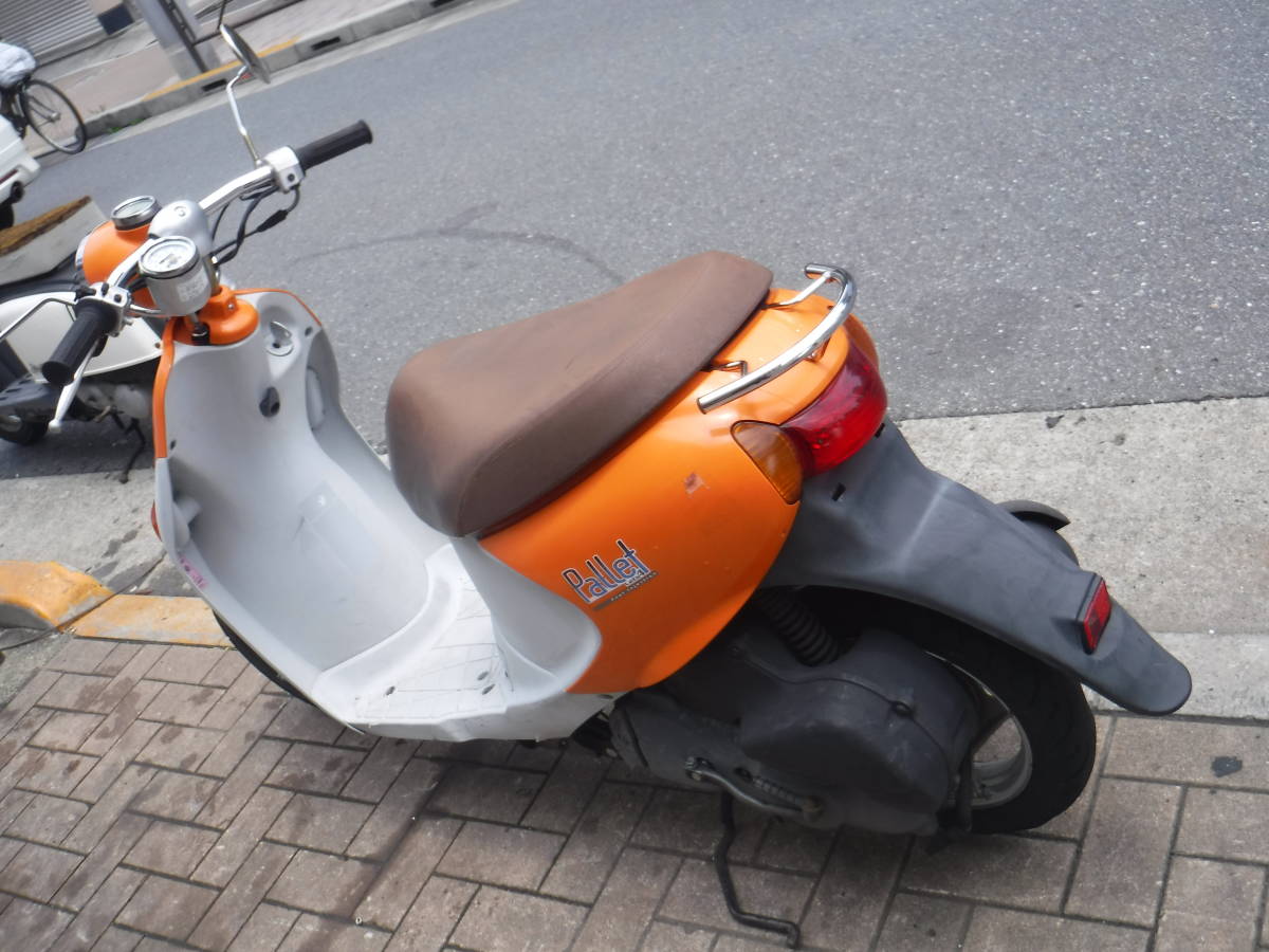 現状車 スズキ / SUZUKI レッツ4パレット(CA41A) エンジン始動 ※異音 
