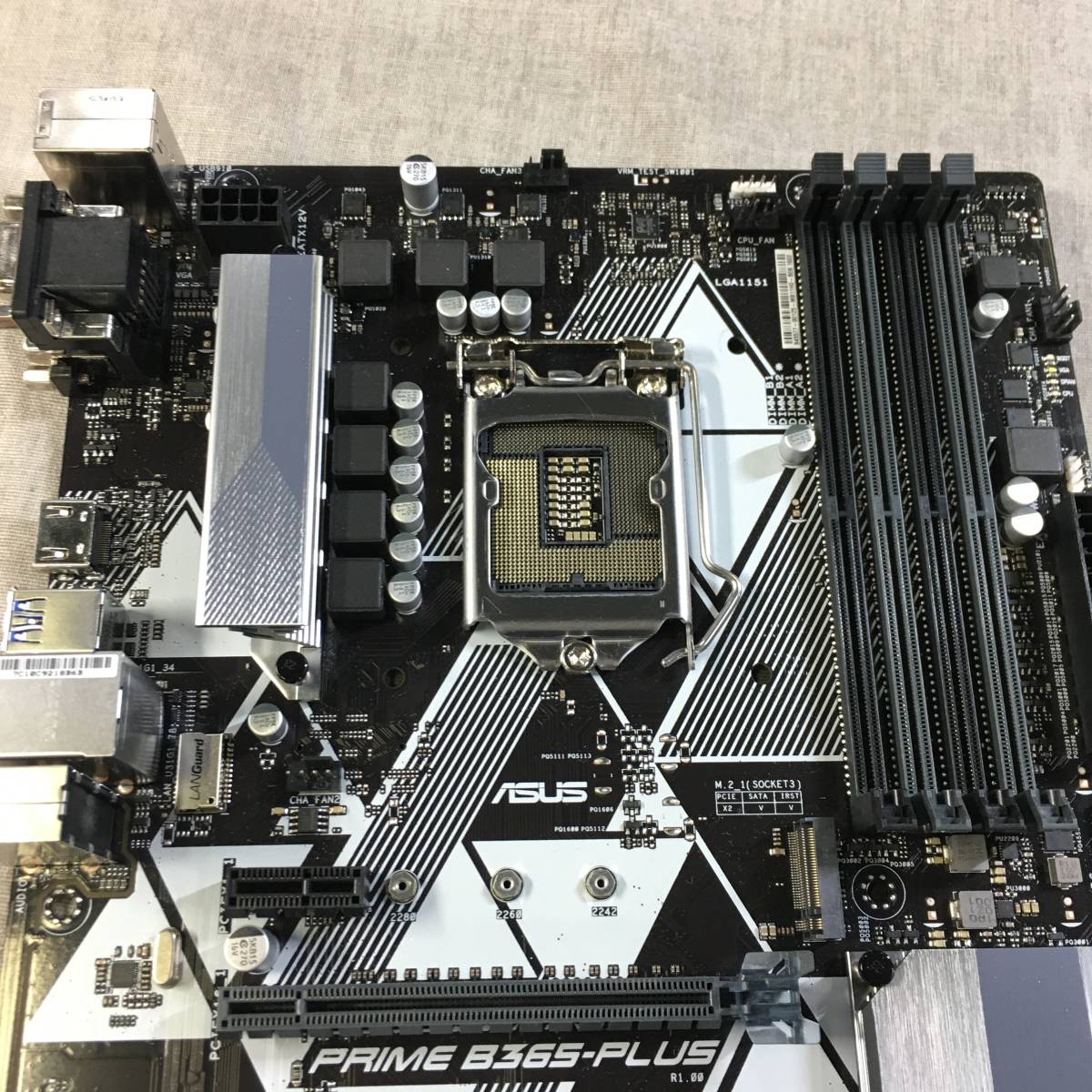 PRIME B365 ASUS マザーボード Intel LGA B365-PLUS 対応 0 搭載 現状