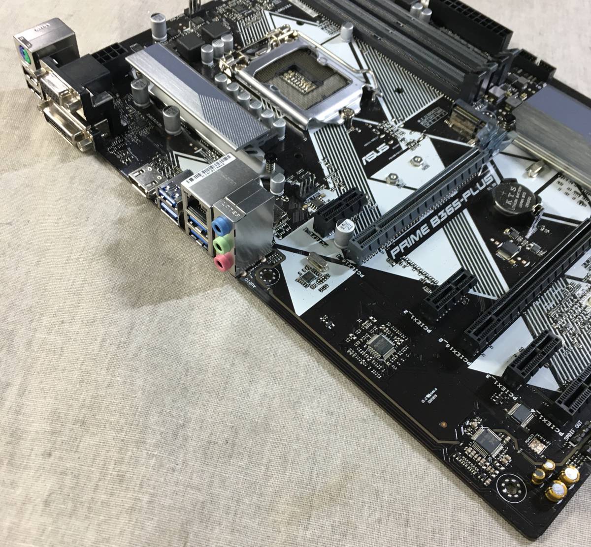 PRIME B365 ASUS マザーボード Intel LGA B365-PLUS 対応 0 搭載 現状