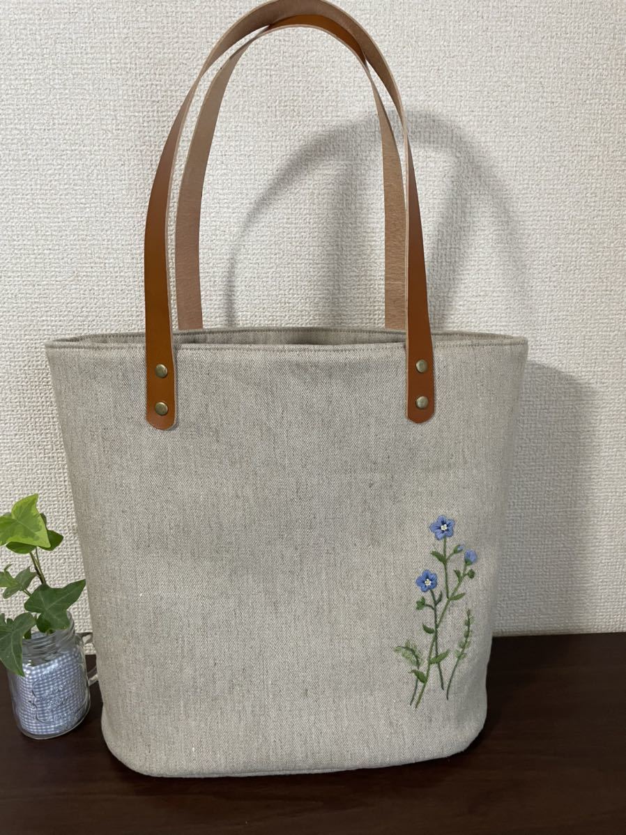 トルクメニスタン 刺繍模様の布製 トートバッグ ハンドメイド