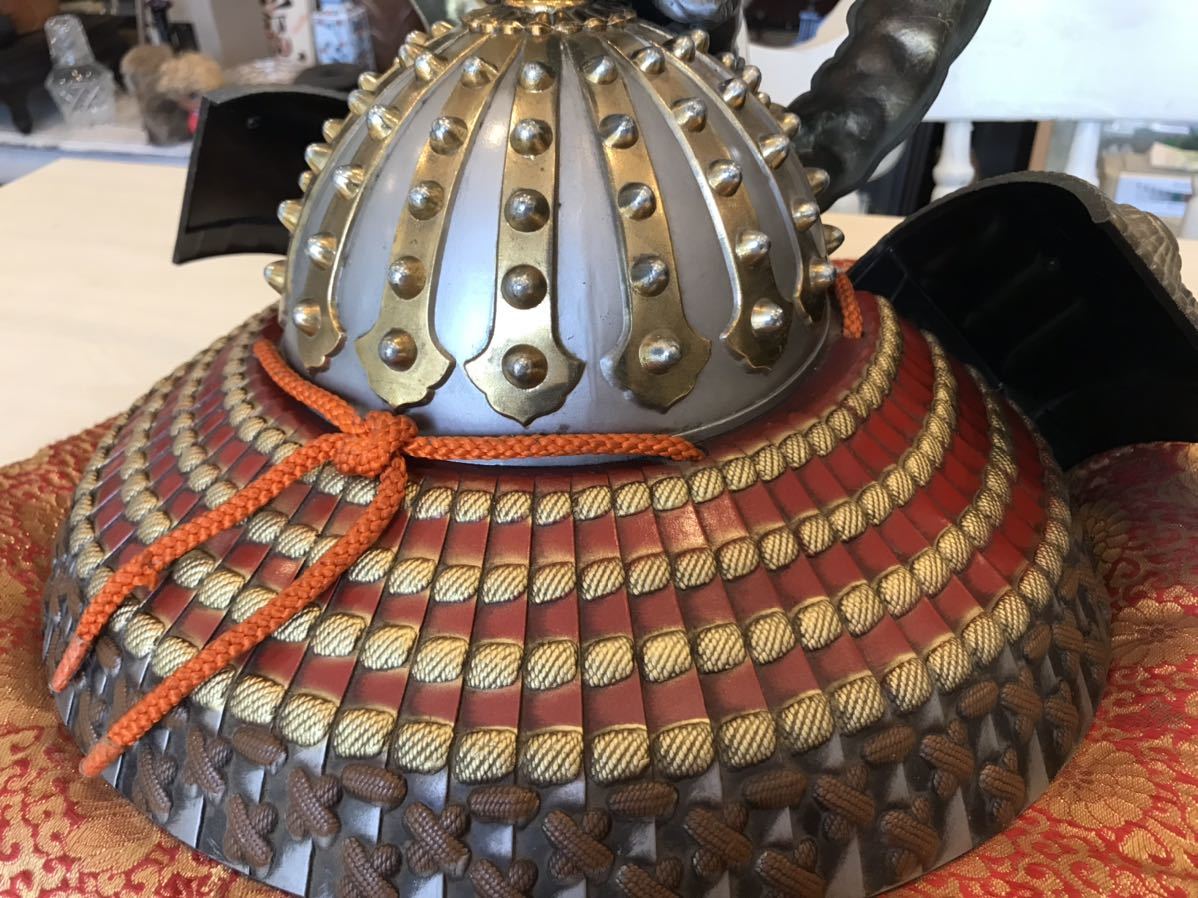 瑞島謹製 - 伝統鋳芸 | 兜飾り Yahoo!オークション 獅子兜」 「獅子