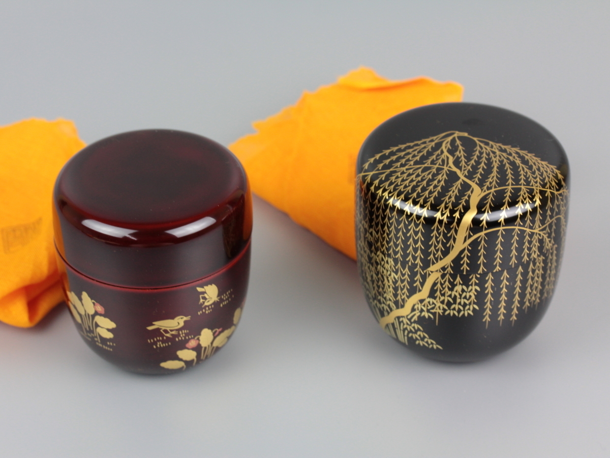 高野浩雲 十二月茶器 棗 伊井宗観好 蒔絵 漆器 天然木 共箱 茶道具 